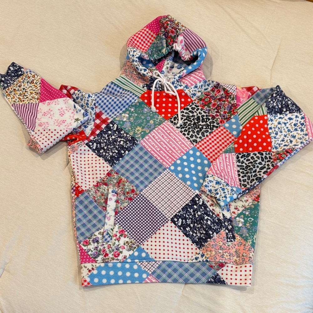 Teddy Fresh Multicolor Patchwork Hoodie